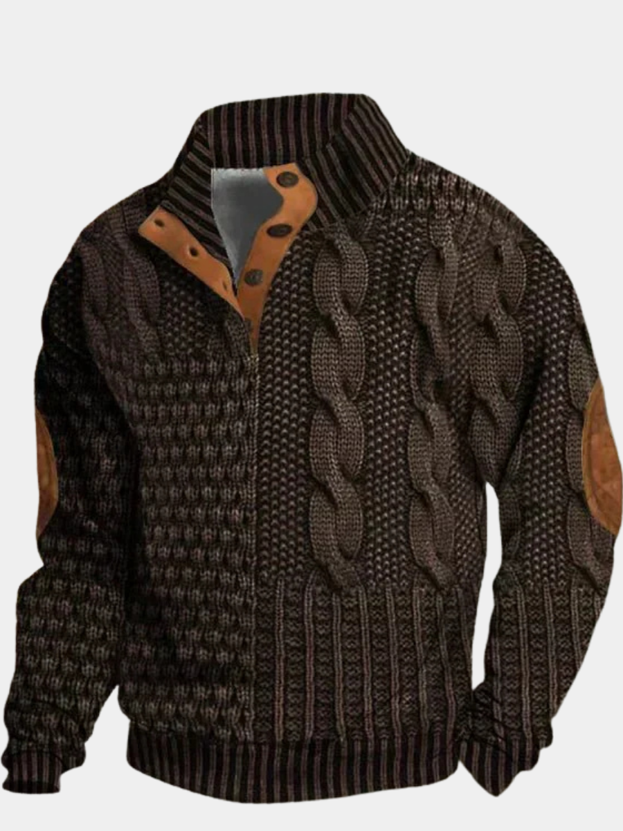 HARRISON OF CALIFORNIA | RETRO PRINTED SWEATER