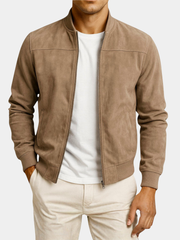 HARRISON OF CALIFORNIA | MENS SUEDE BOMBER JACKET
