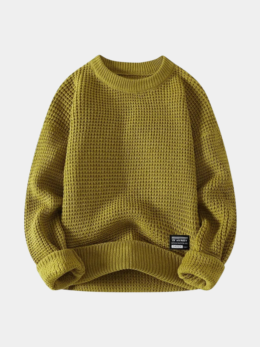 TEXTURED KNIT SWEATER FOR MEN
