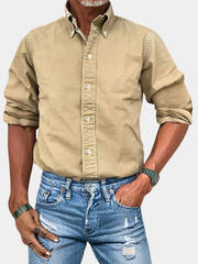 HARRISON OF CALIFORNIA | MEN'S WRINKLE-RESISTANT LONG SLEEVE SHIRT