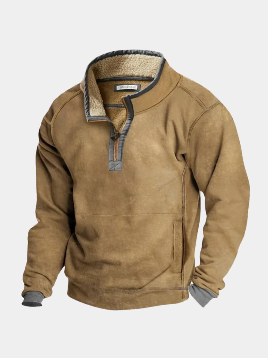 COZY WINTER ZIP SWEATER FOR MEN