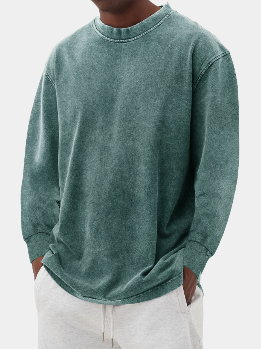 HARRISON OF CALIFORNIA | SIMPLE LONG-SLEEVED T-SHIRT