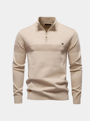 CLASSIC HALF-ZIP KNIT SWEATER FOR MEN