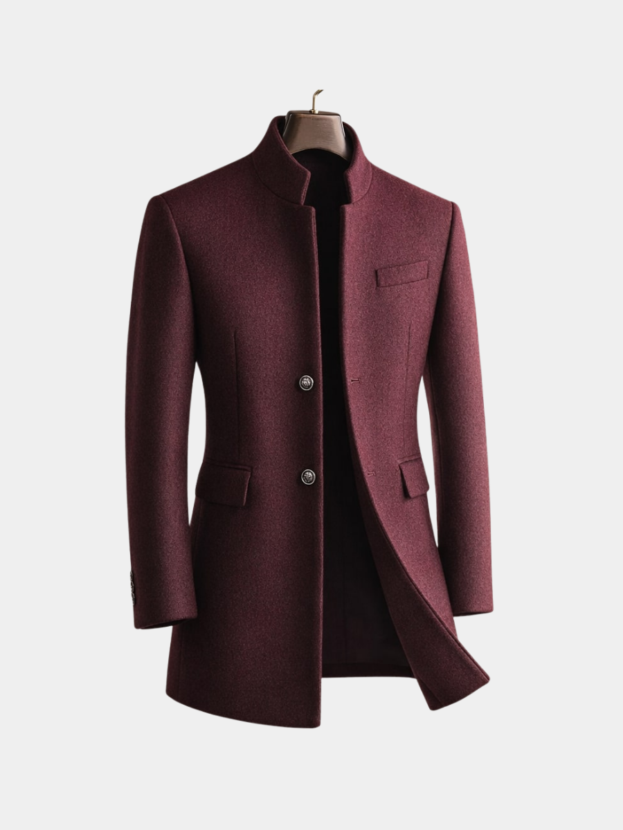 HARRISON OF CALIFORNIA | HIGH COLLAR COAT FOR MEN