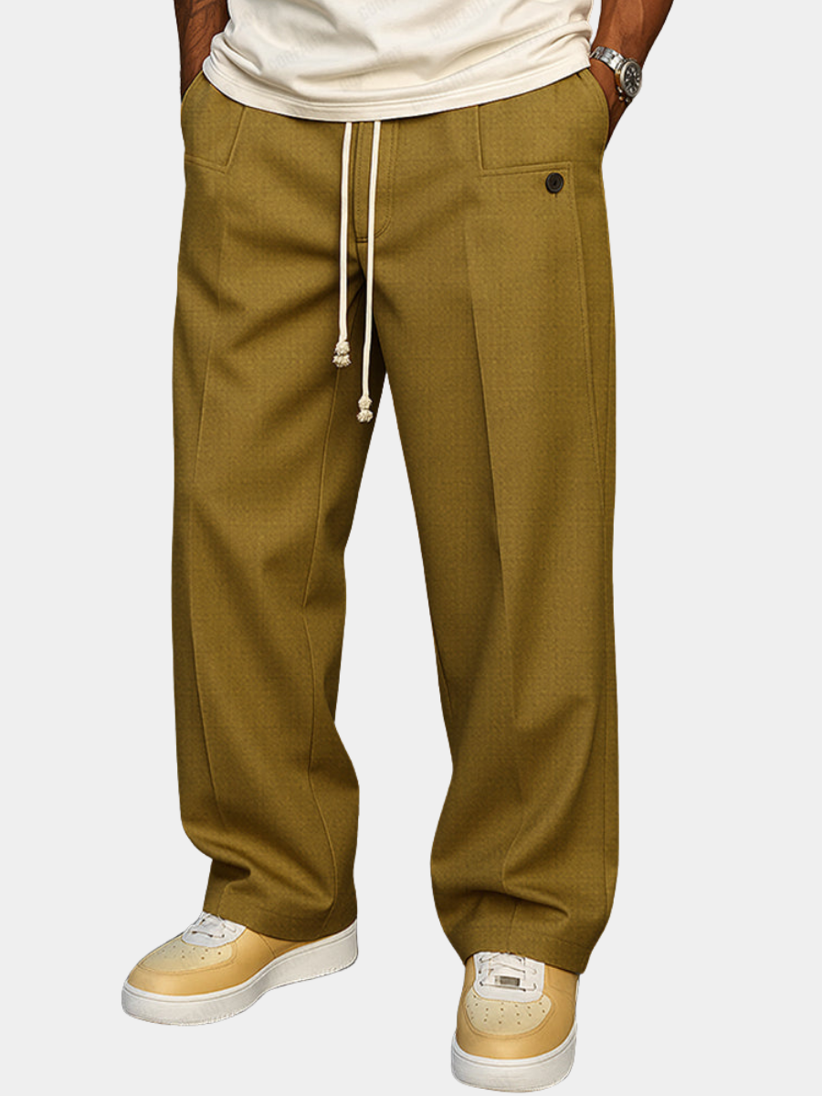 HARRISON OF CALIFORNIA | ELEGANT PANTS WITH TIE