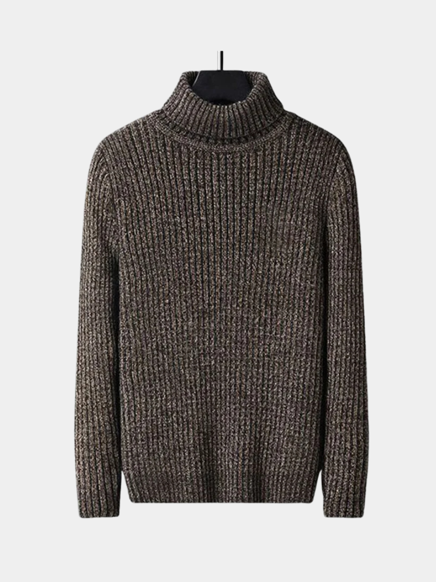 ROLLED COLLAR SWEATER FOR MEN