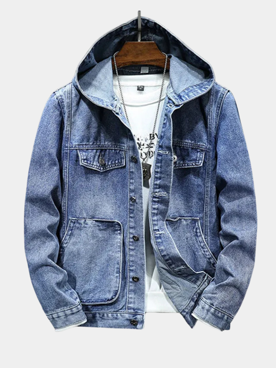 HARRISON OF CALIFORNIA | RETRO DENIM HOODIE