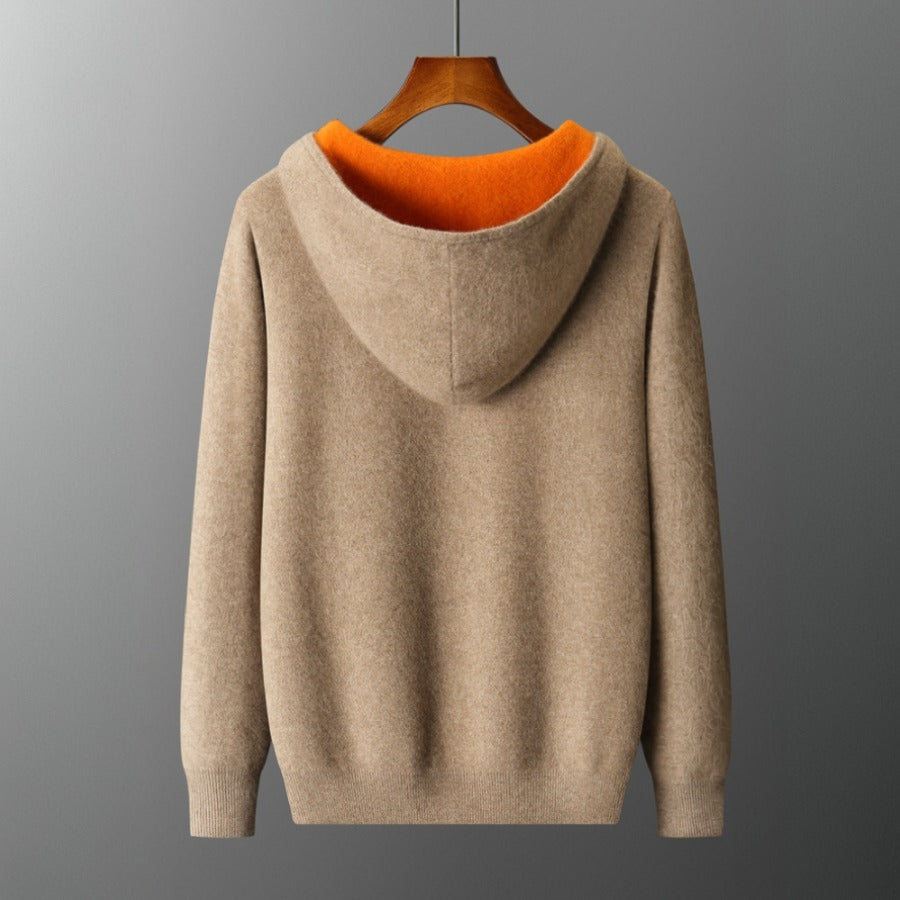 WOOL HOODIE FOR MEN