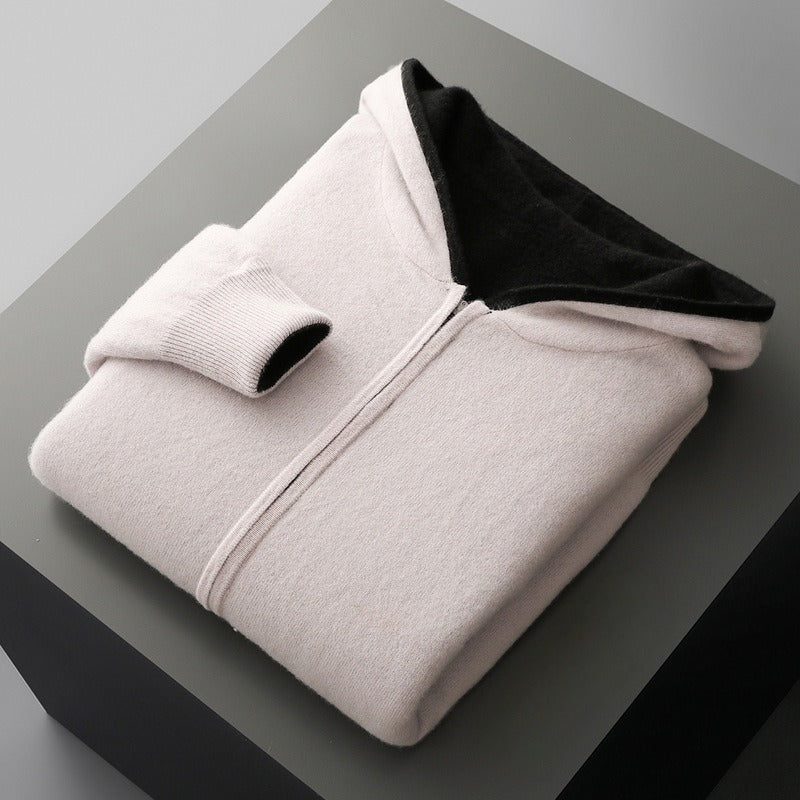 WOOL HOODIE FOR MEN