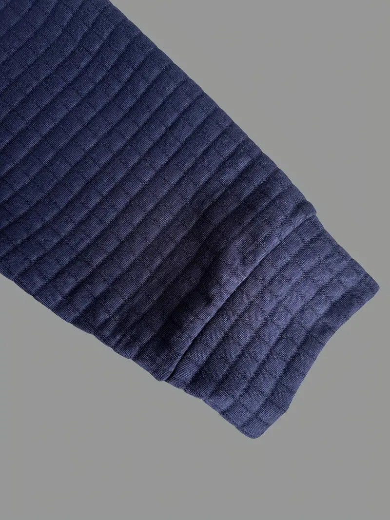 HARRISON OF CALIFORNIA | LONG SLEEVE TEXTURED POLO