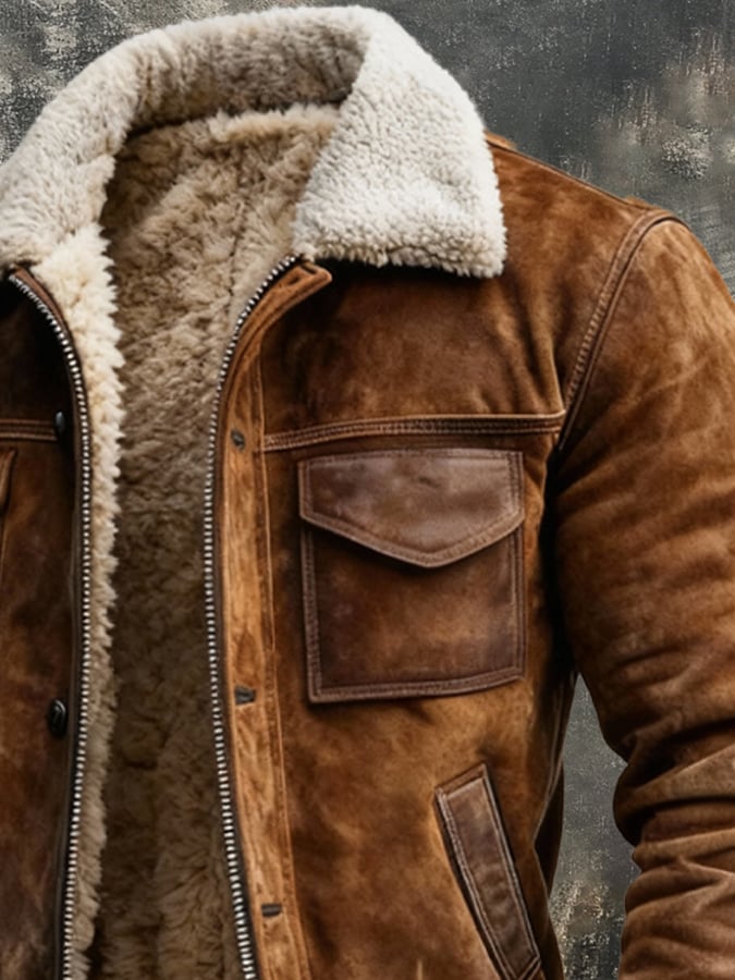SHERPA LINED JACKET FOR MEN