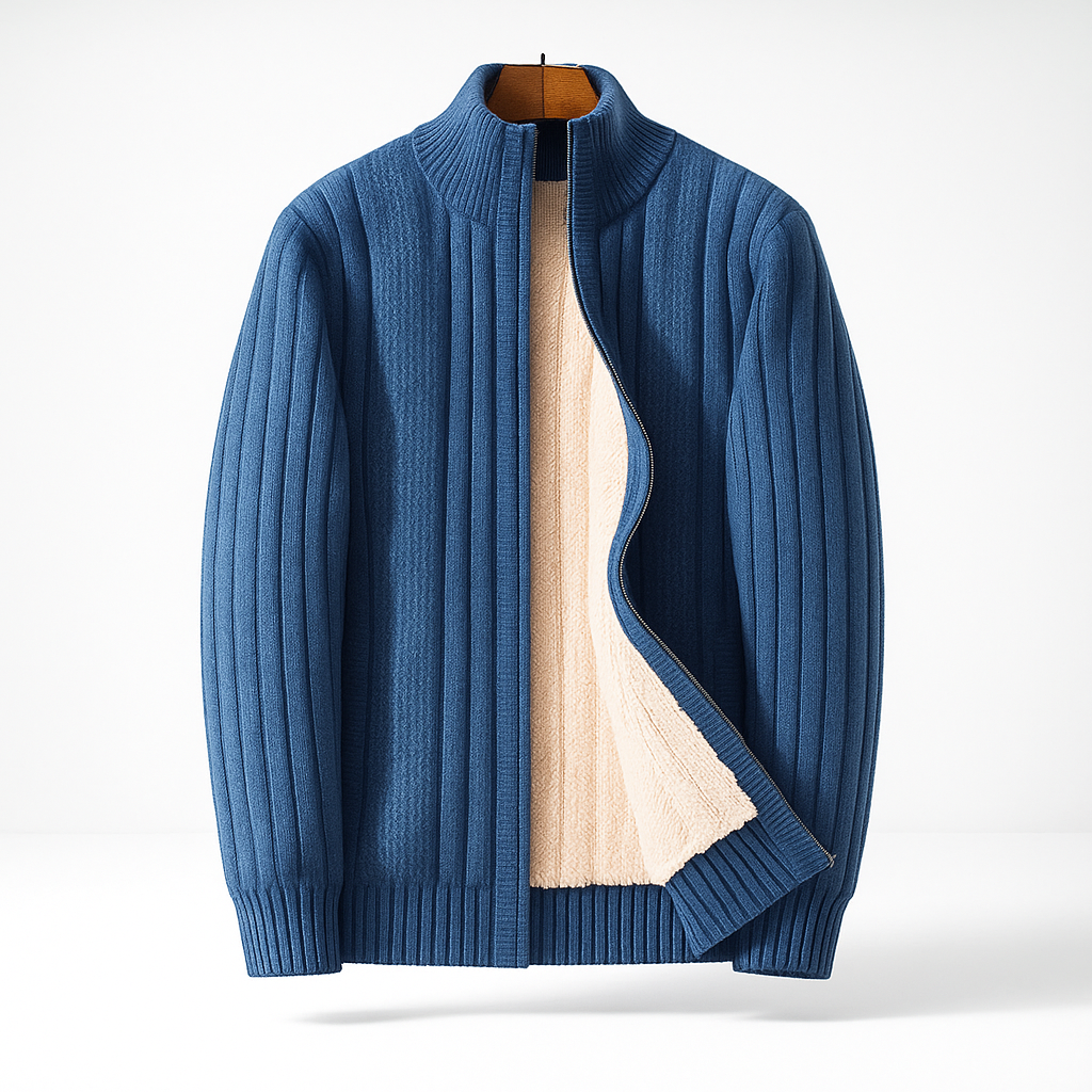 ELEGANT AND FASHIONABLE CARDIGAN WITH ZIP FOR MEN