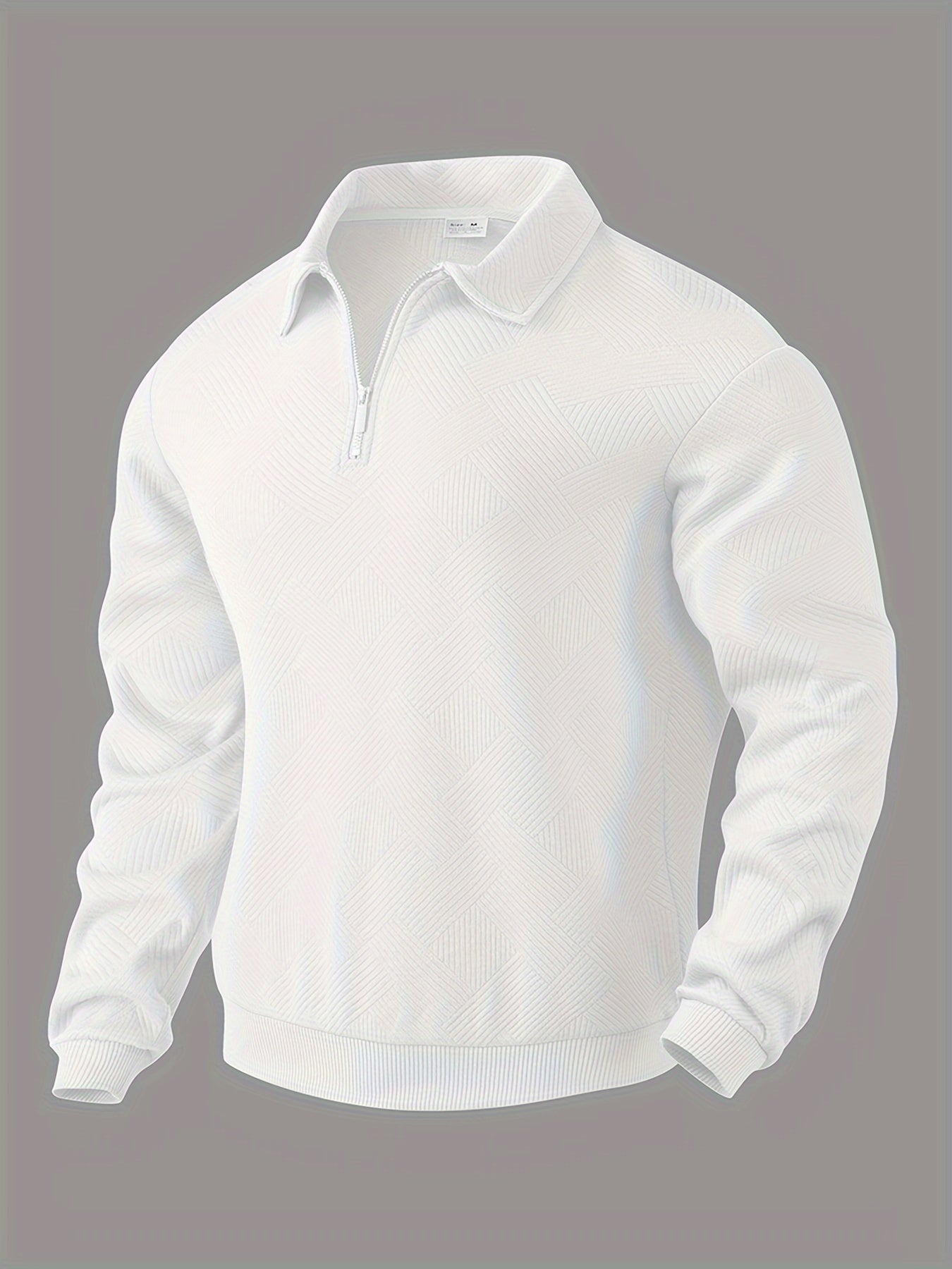 GEOMETRIC KNIT PULLOVER FOR MEN