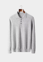HARRISON OF CALIFORNIA | CLASSIC LONG-SLEEVE POLO SHIRT FOR MEN