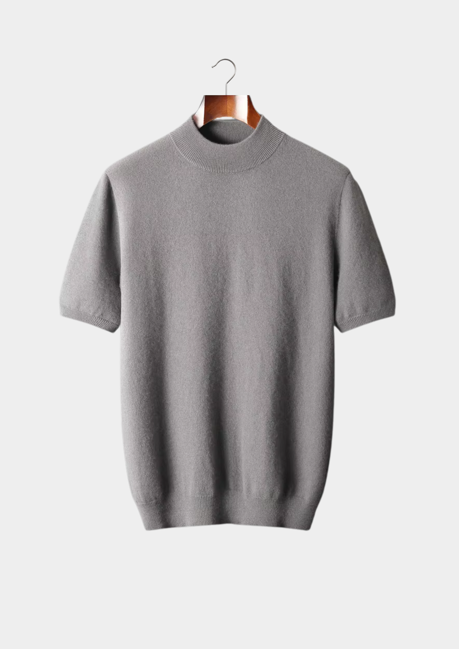 HARRISON OF CALIFORNIA | PREMIUM MOCK NECK T-SHIRT FOR MEN
