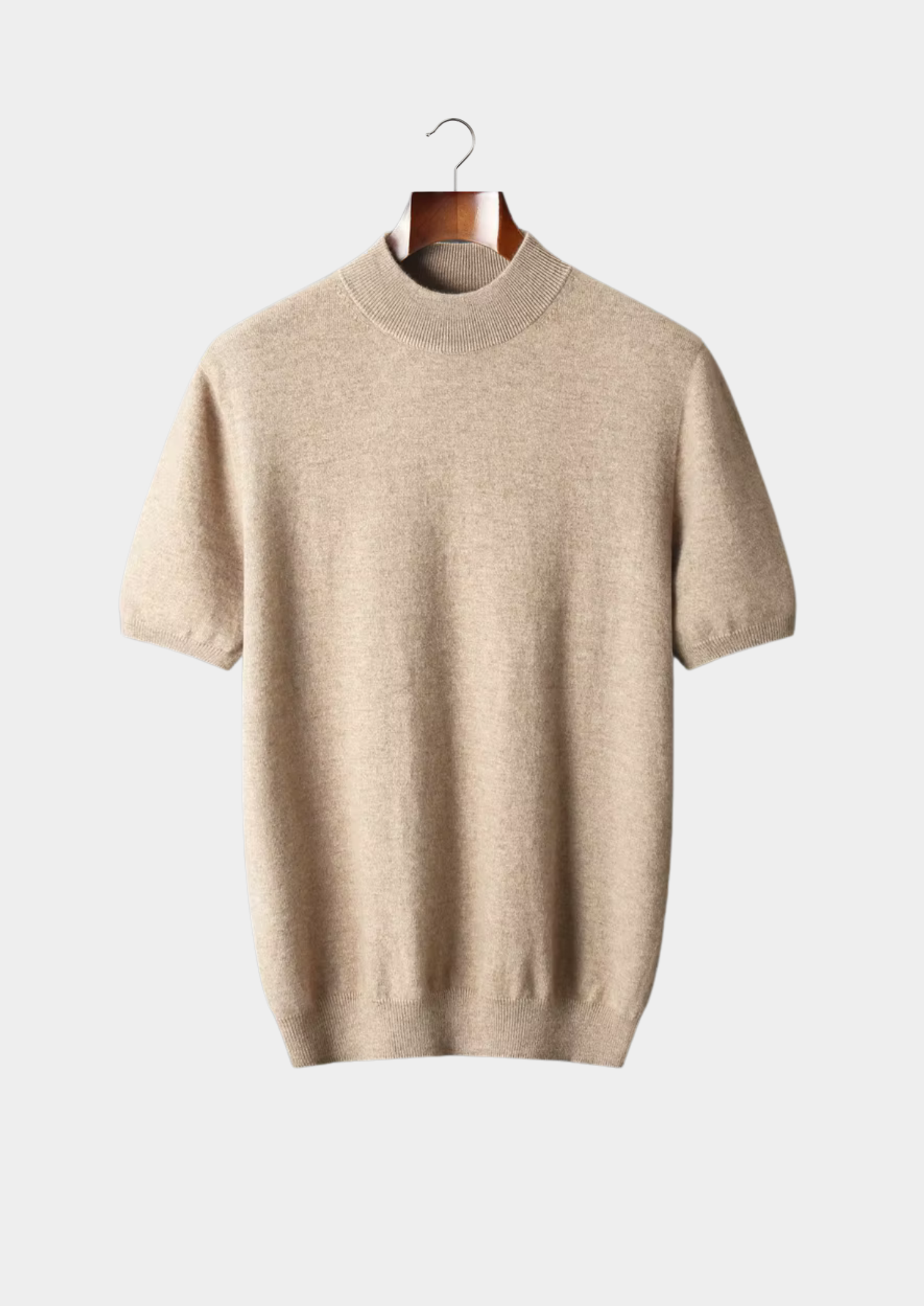 HARRISON OF CALIFORNIA | PREMIUM MOCK NECK T-SHIRT FOR MEN