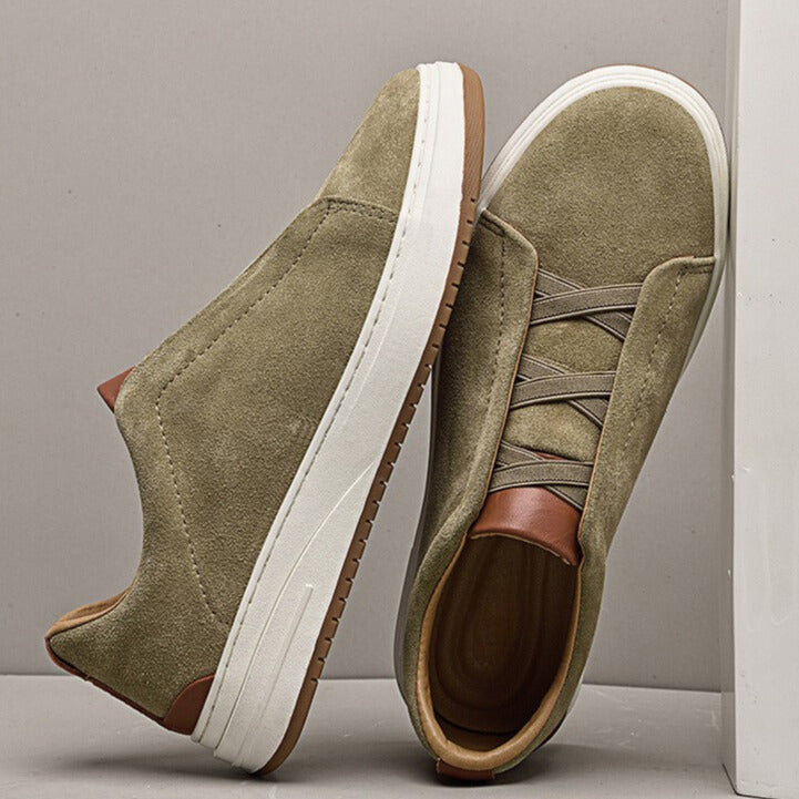 HARRISON OF CALIFORNIA | MEN'S SUEDE SLIP-ON SHOES