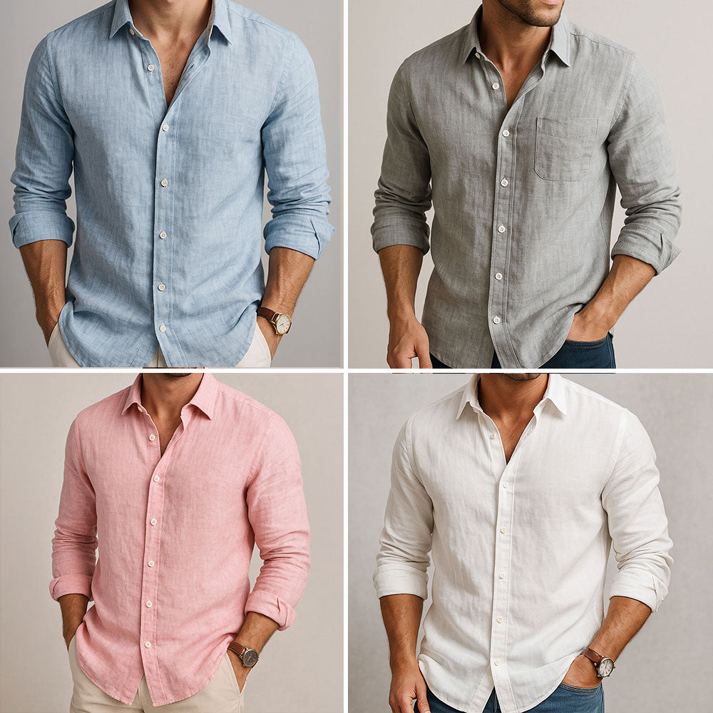 HARRISON OF CALIFORNIA | ESSENTIAL LINEN SHIRT