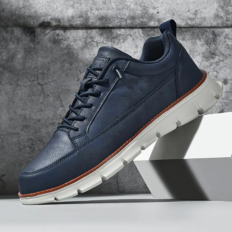 HARRISON OF CALIFORNIA | LEATHER SNEAKERS WITH SUPPORT