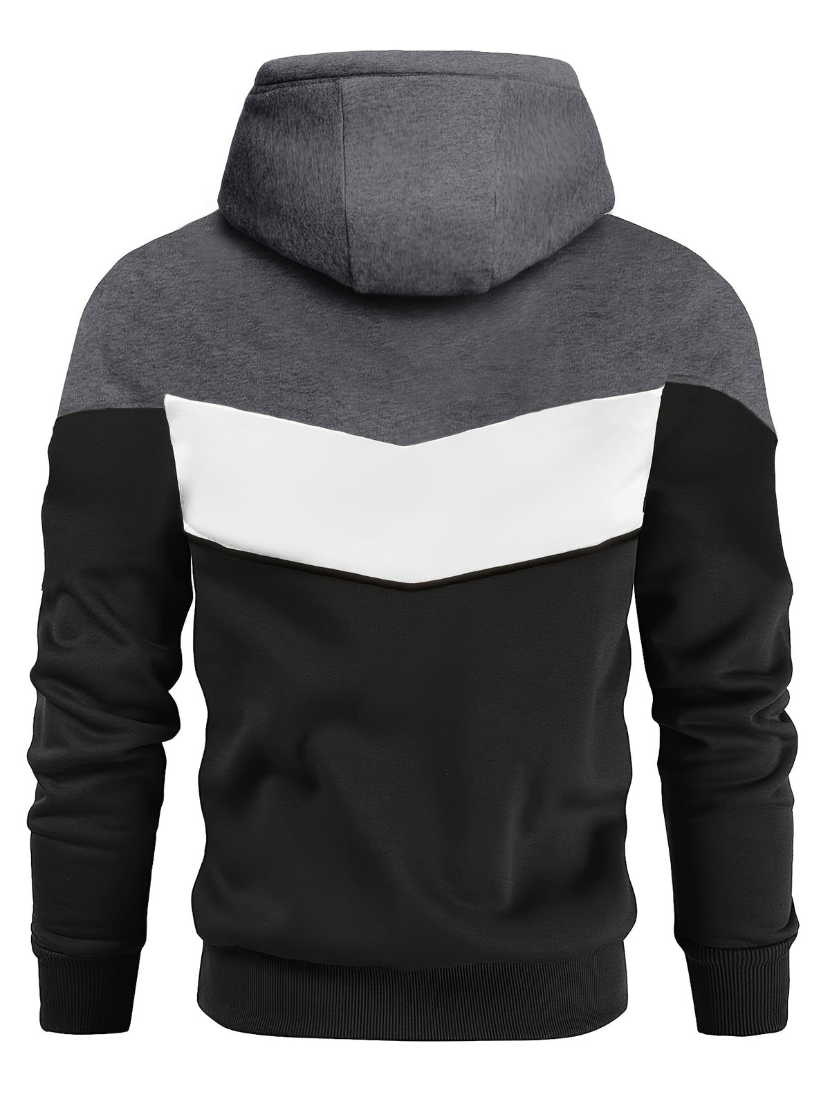 COLOR BLOCK KNIT HOODIE FOR MEN (VIP)