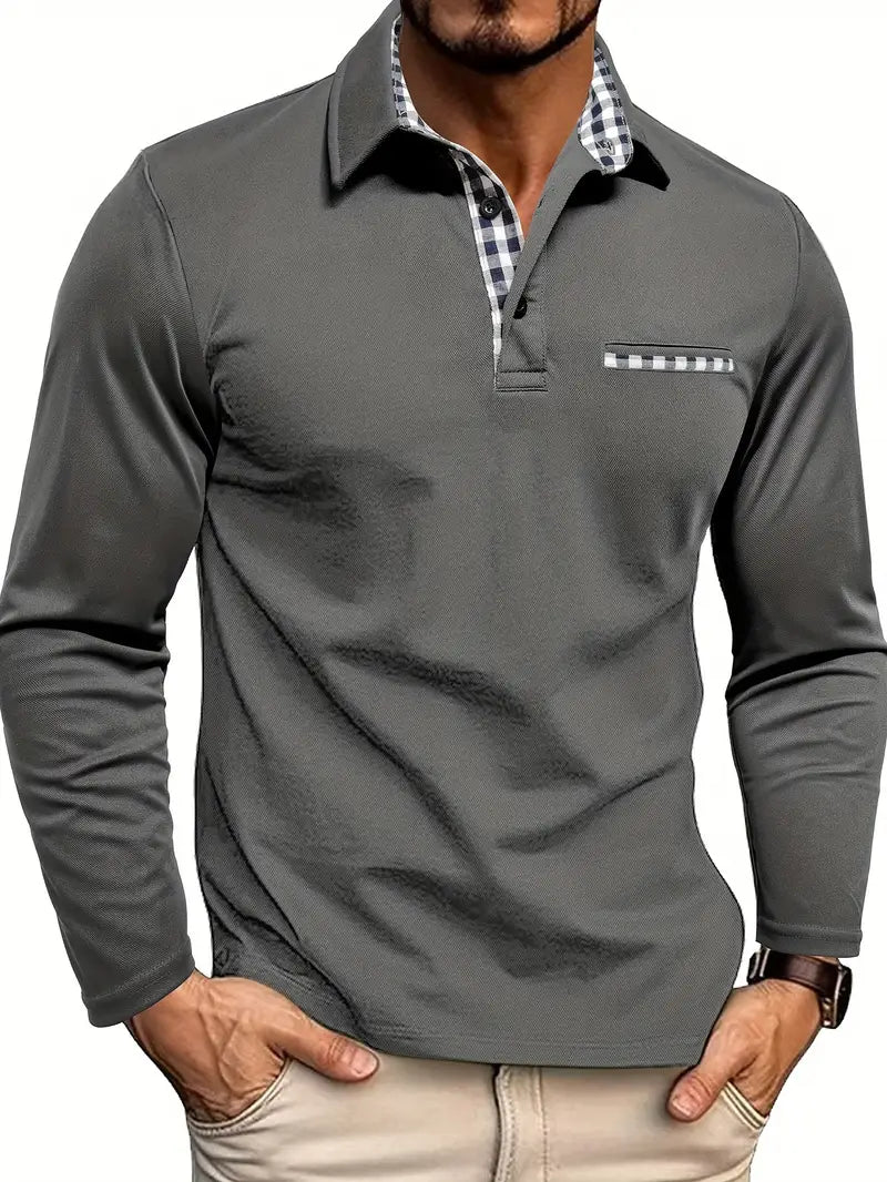 HARRISON OF CALIFORNIA | MEN'S LONG SLEEVE POLO