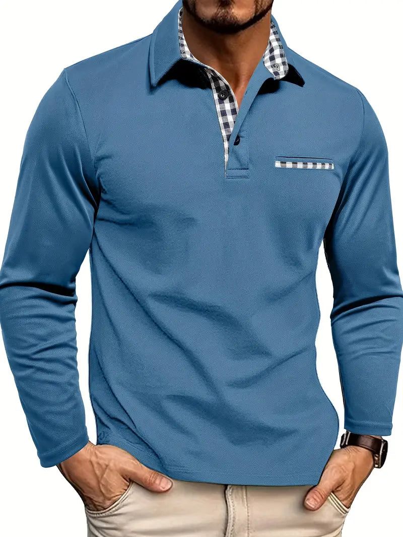 HARRISON OF CALIFORNIA | MEN'S LONG SLEEVE POLO