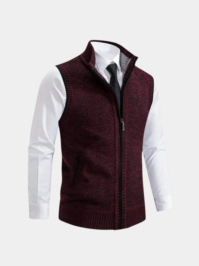 FULL-ZIP VEST FOR MEN