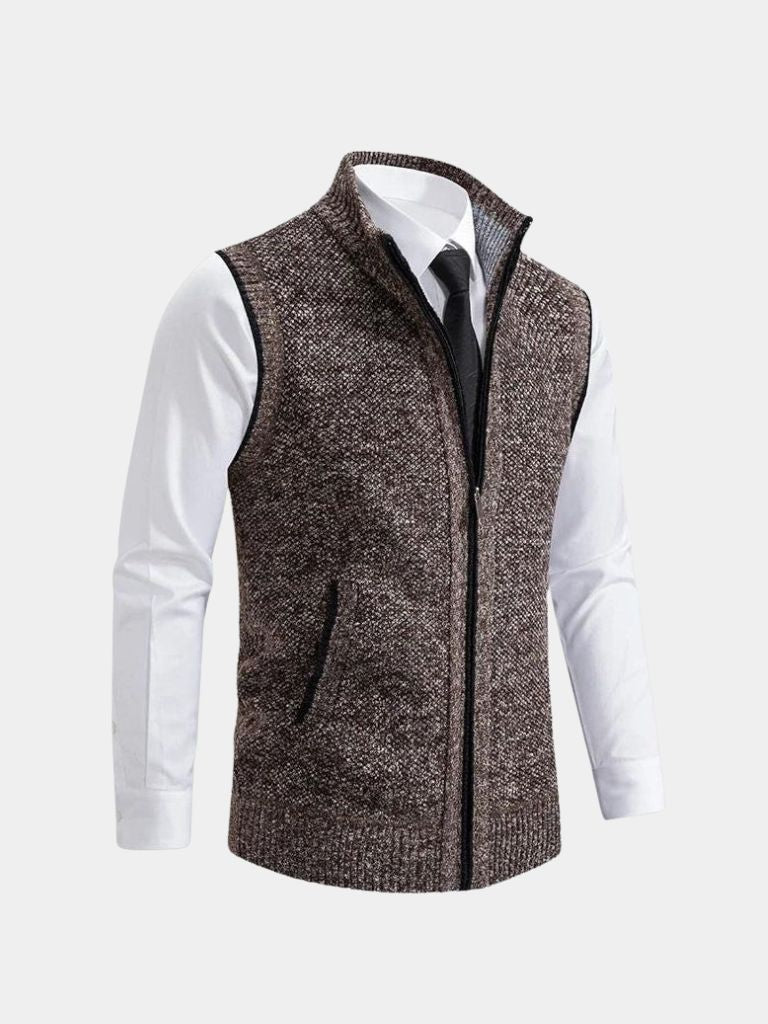 FULL-ZIP VEST FOR MEN
