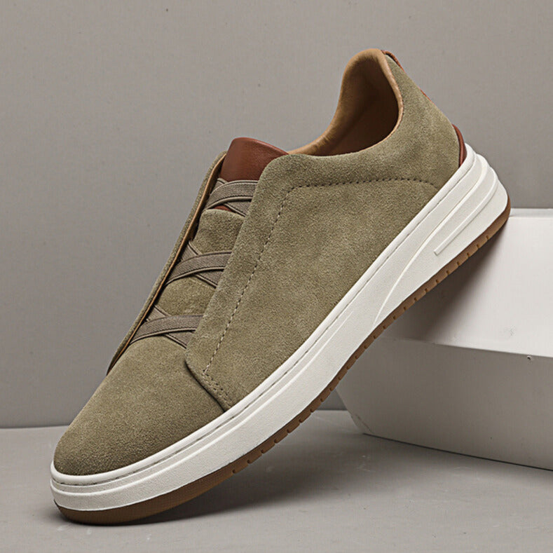 HARRISON OF CALIFORNIA | MEN'S SUEDE SLIP-ON SHOES