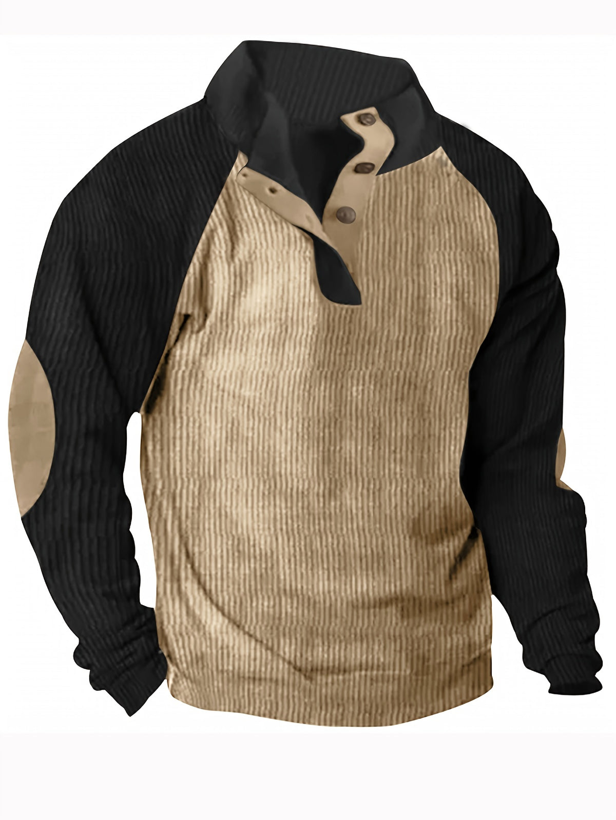 COLOR BLOCK KNIT SHIRT FOR MEN (VIP)