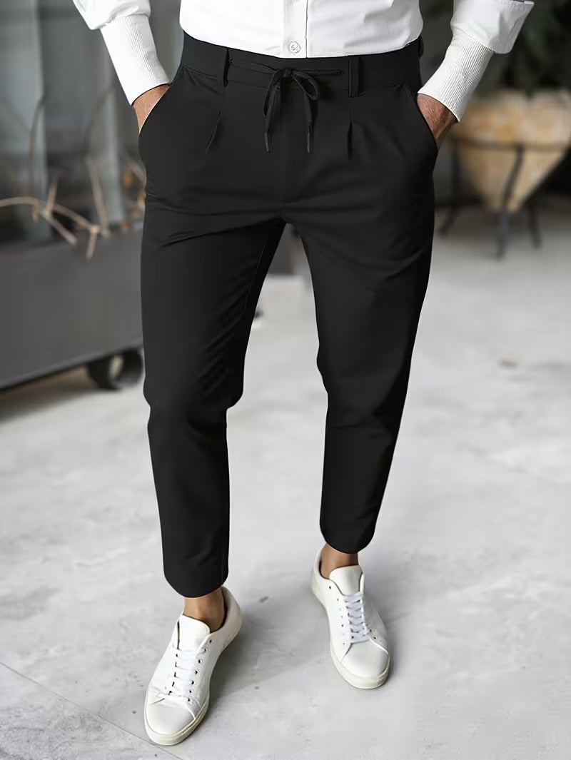 TAPERED ANKLE LENGTH TROUSERS FOR MEN