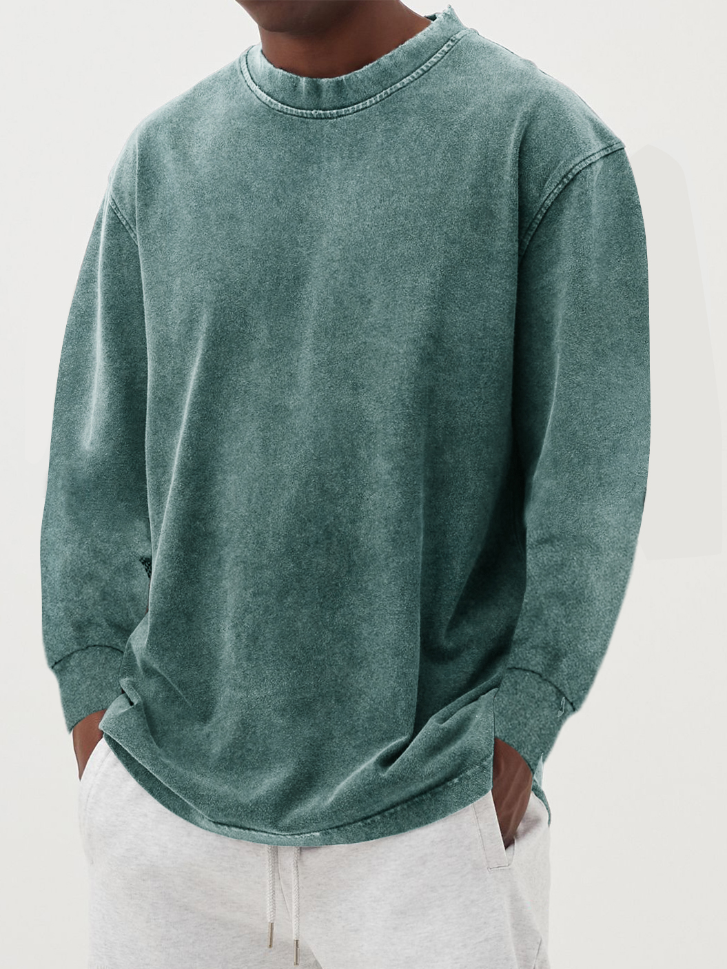 HARRISON OF CALIFORNIA | SIMPLE LONG-SLEEVED T-SHIRT