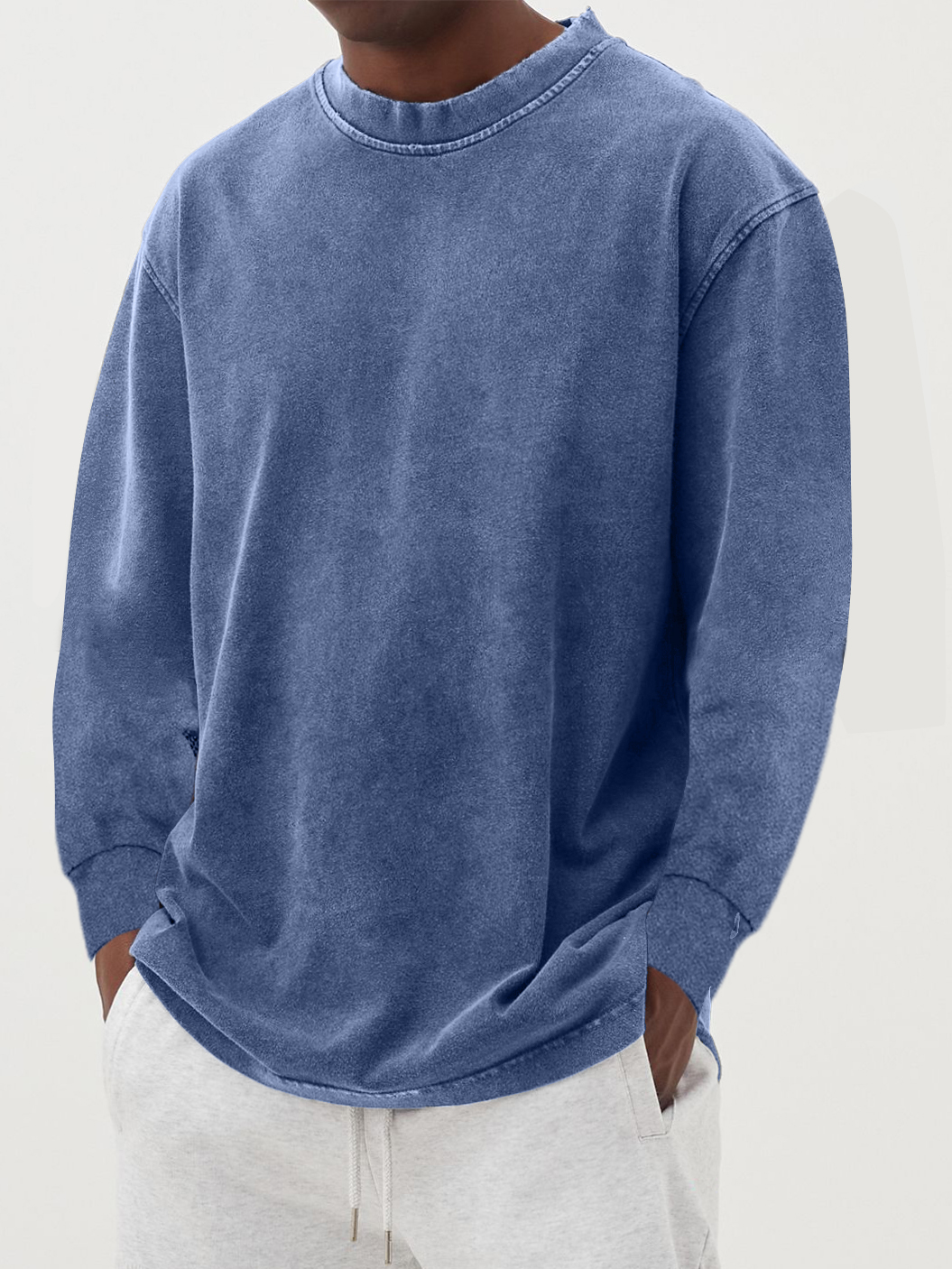 HARRISON OF CALIFORNIA | SIMPLE LONG-SLEEVED T-SHIRT