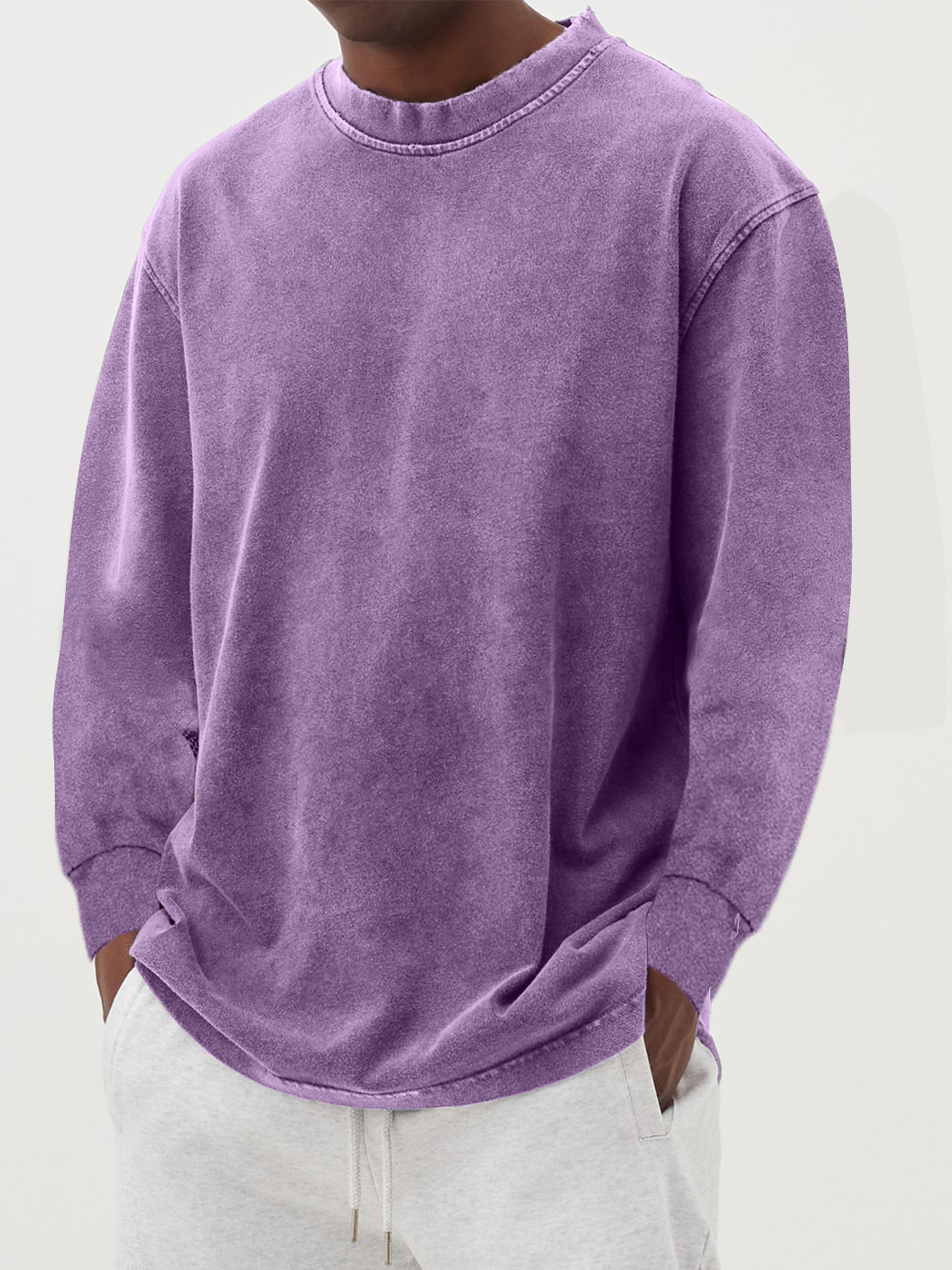 HARRISON OF CALIFORNIA | SIMPLE LONG-SLEEVED T-SHIRT