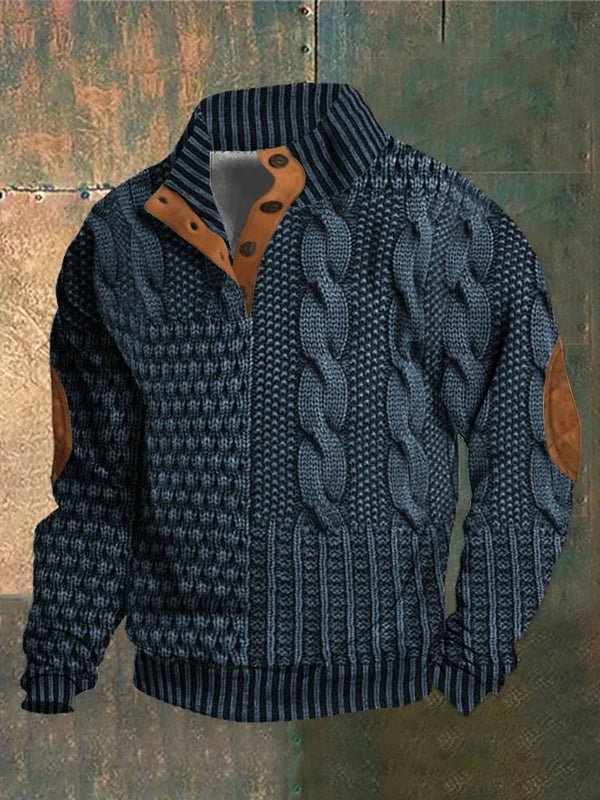 HARRISON OF CALIFORNIA | RETRO PRINTED SWEATER
