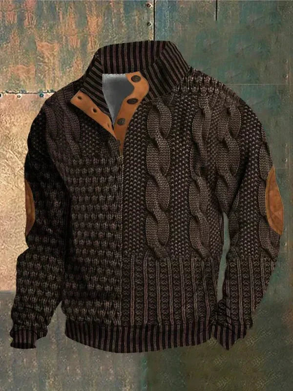 HARRISON OF CALIFORNIA | RETRO PRINTED SWEATER