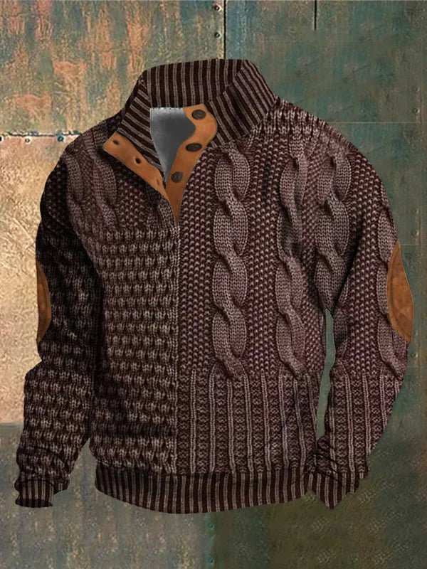 HARRISON OF CALIFORNIA | RETRO PRINTED SWEATER