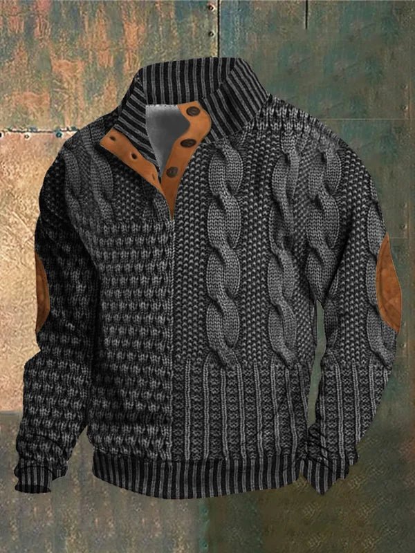 HARRISON OF CALIFORNIA | RETRO PRINTED SWEATER