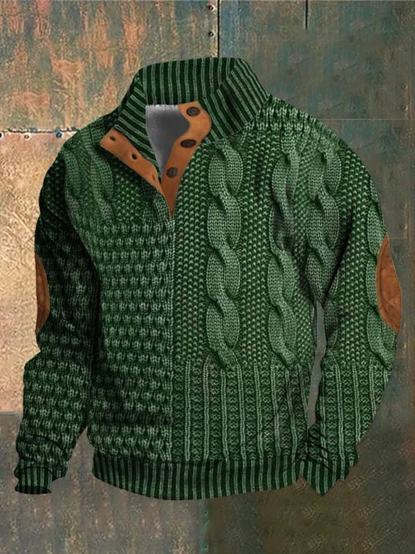 HARRISON OF CALIFORNIA | RETRO PRINTED SWEATER