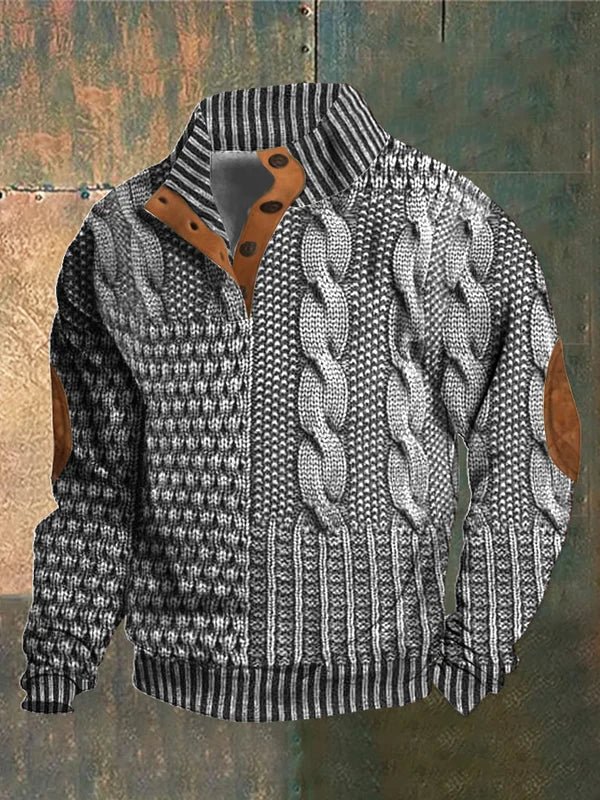 HARRISON OF CALIFORNIA | RETRO PRINTED SWEATER