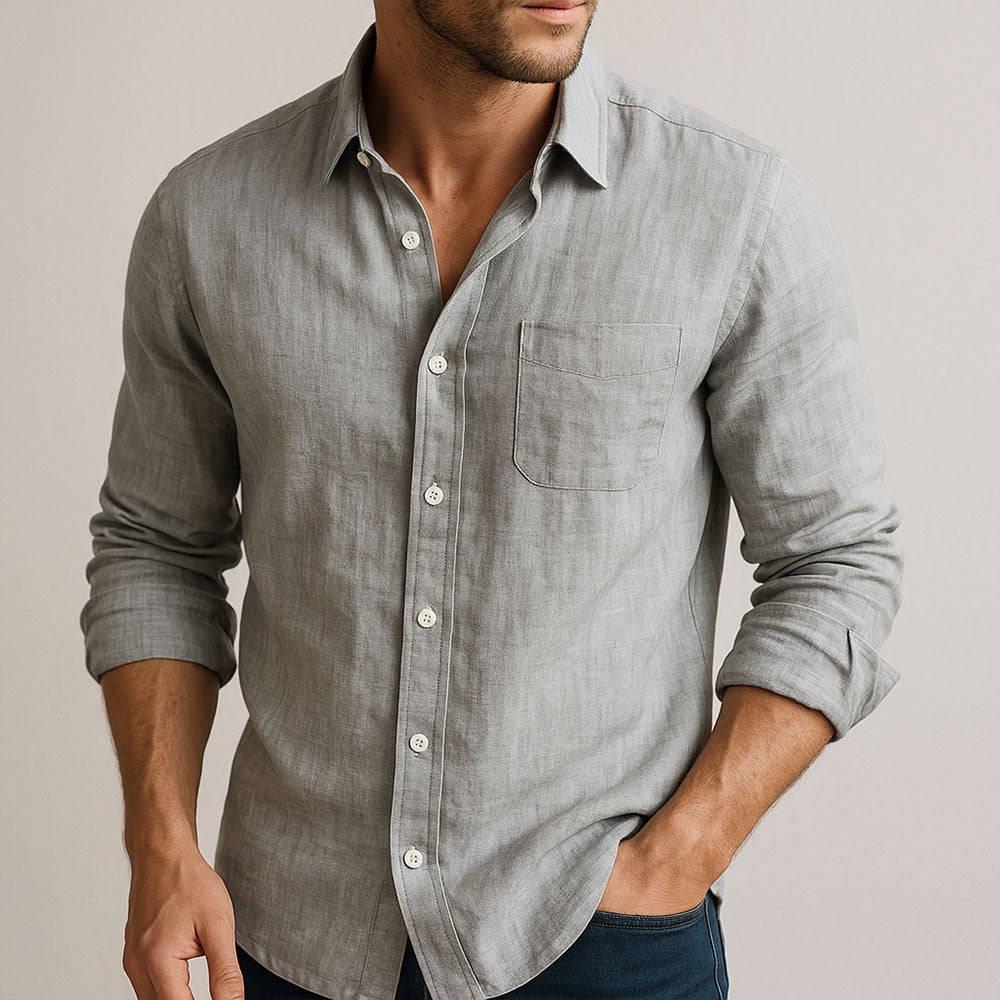 HARRISON OF CALIFORNIA | ESSENTIAL LINEN SHIRT