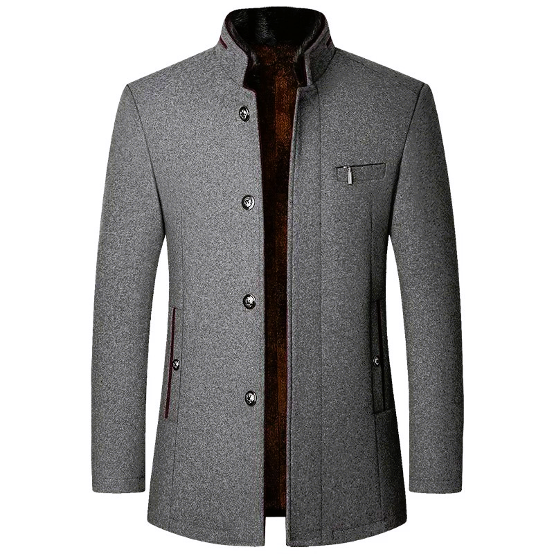 WOOL BLEND COAT FOR MEN