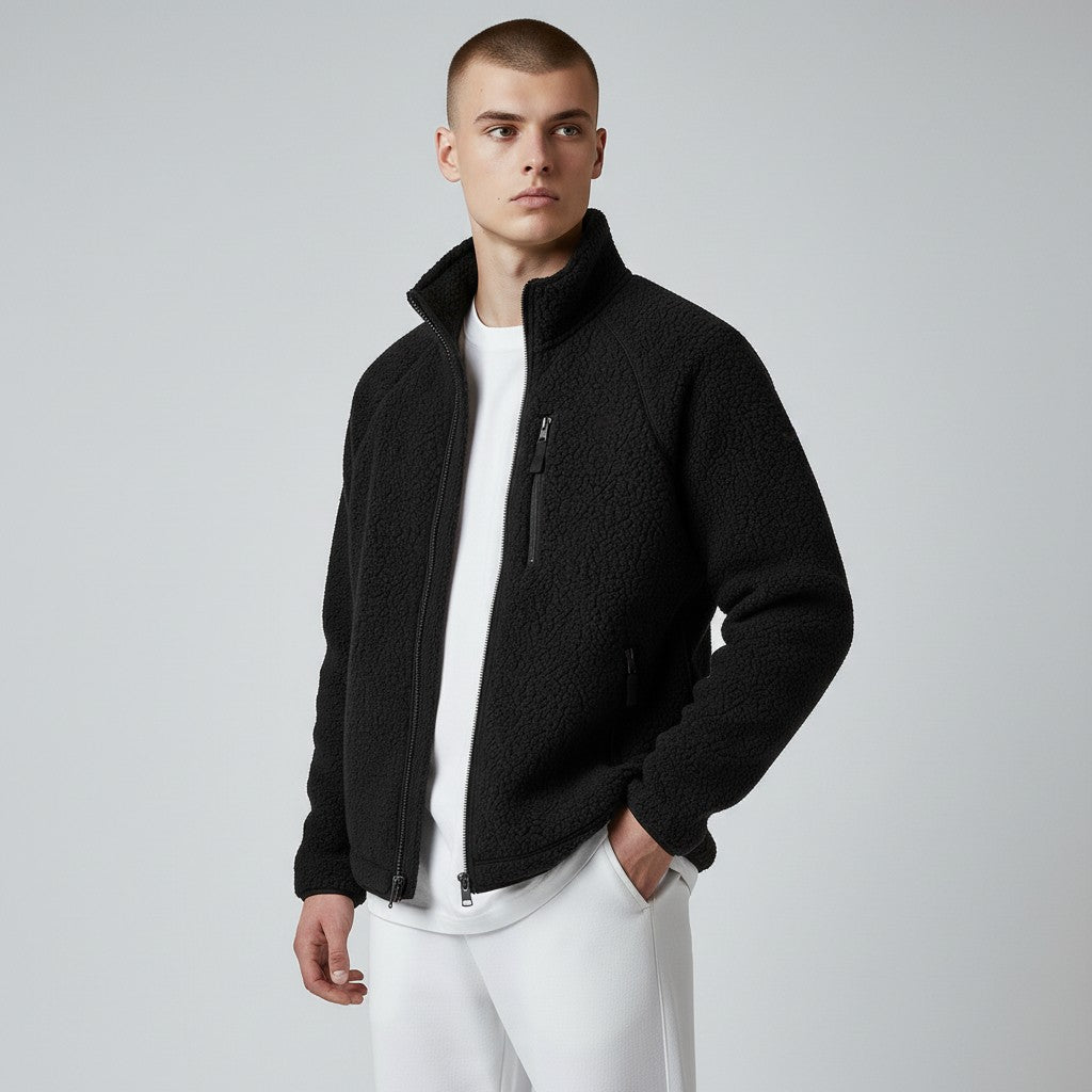 SHERPA FLEECE JACKET FOR MEN