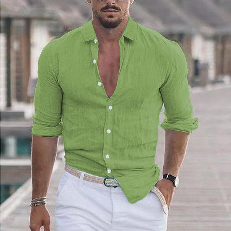 LAPEL COLLAR SHIRT FOR MEN