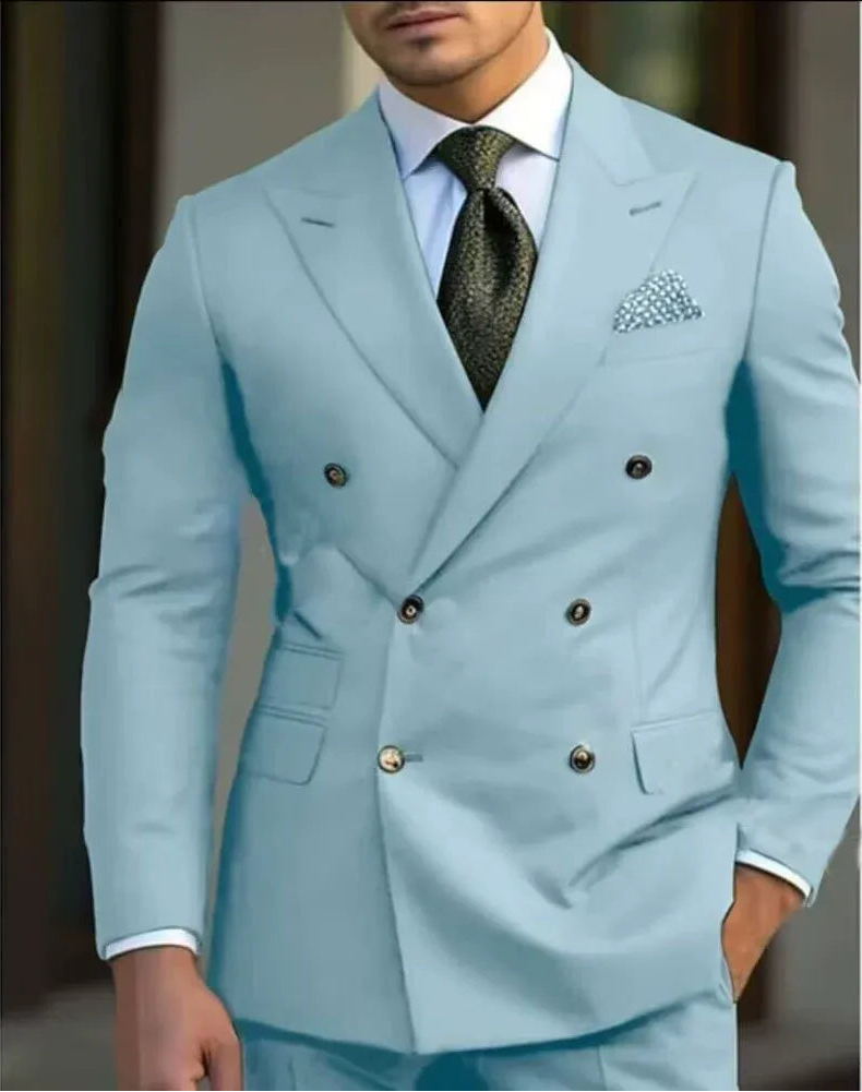 DOUBLE BREASTED SUIT FOR MEN