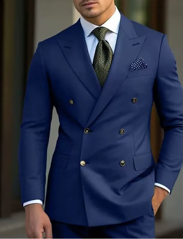 DOUBLE BREASTED SUIT FOR MEN