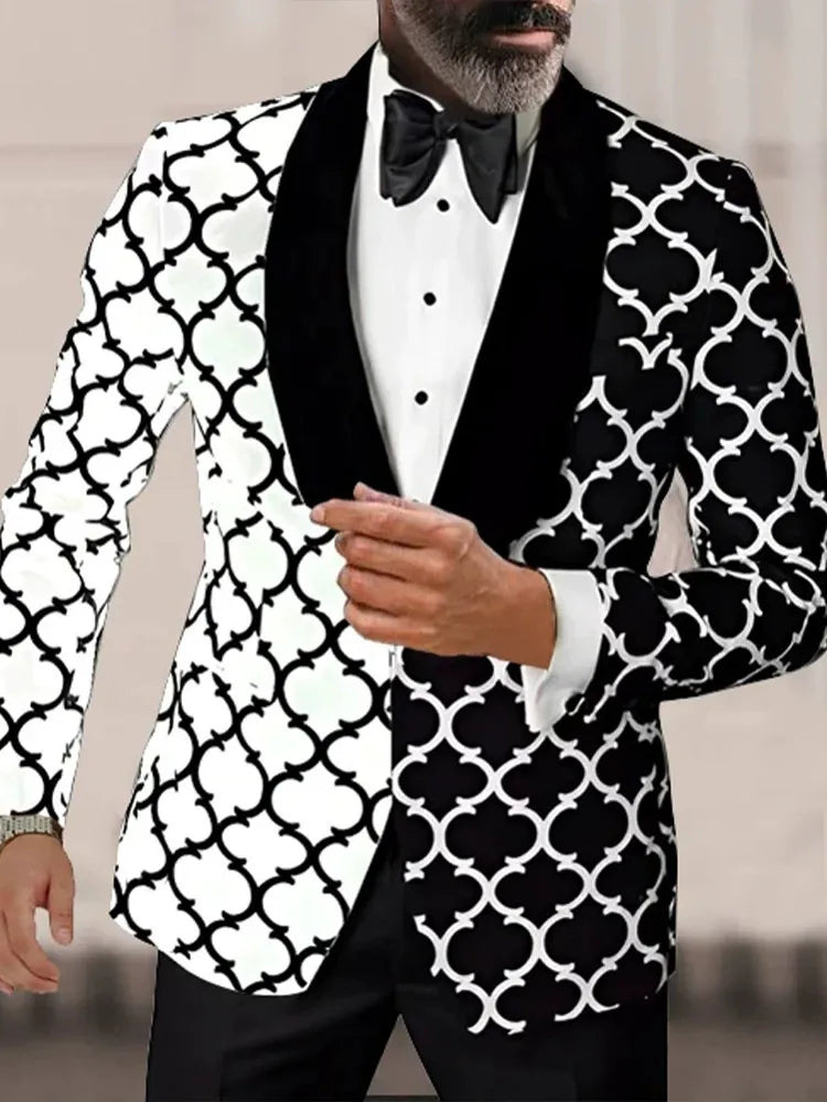SINGLE BUTTON SUIT FOR MEN