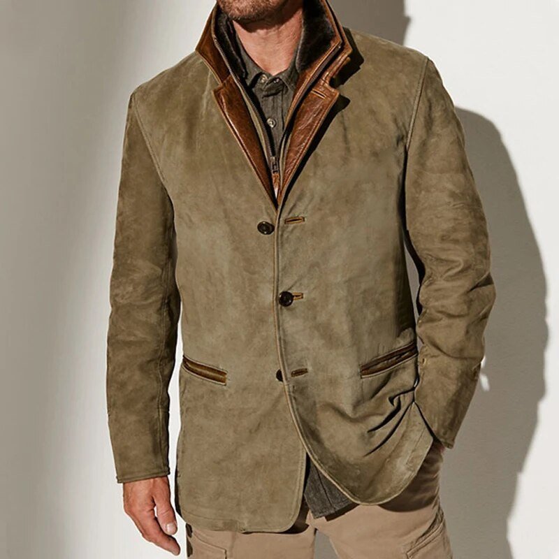 HARRISON OF CALIFORNIA | HIGH COLLAR JACKET FOR MEN