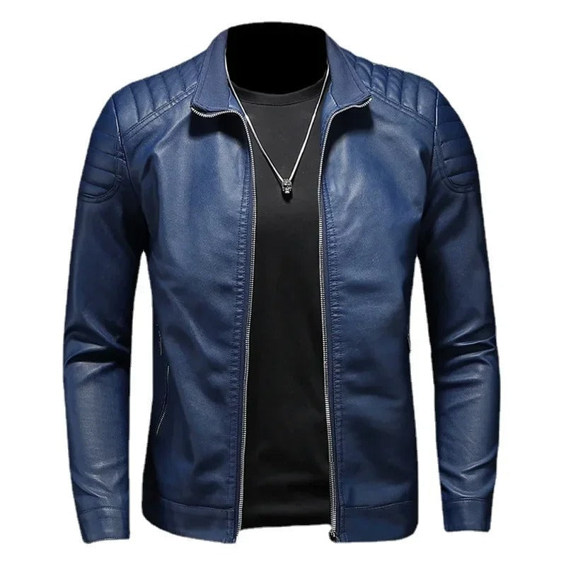 RAISED COLLAR ZIP JACKET FOR MEN