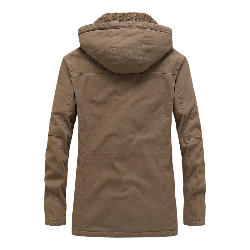 COTTON ZIP FRONT JACKET FOR MEN